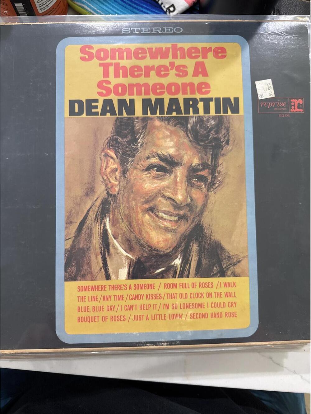 Dean Martin - Somewhere There's A Someone Vinyl Record LP